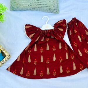 Elastic Yoke Baby Frock
