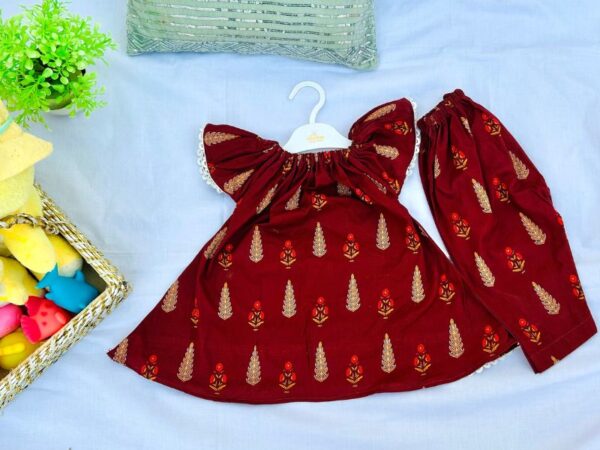 Elastic Yoke Baby Frock