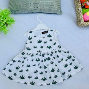 flat lay of a baby girl's sleeveless dress